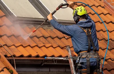 Démoussage et hydrofuge de toiture à Adilly